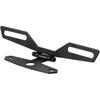 License Plate Bracket, Motorcycle Tail Eliminator Folding License Plate Holder Bracket ATV Rear Bracket Mount License Plate Tail Light Holder