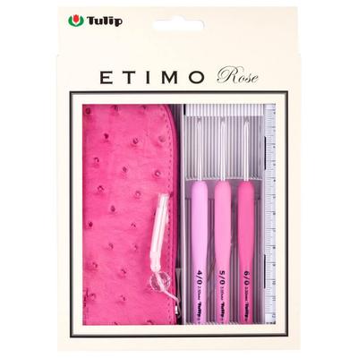 Tulip Etimo Rose Cushion Grip Crochet Hook Set (3 Hooks) TER-15