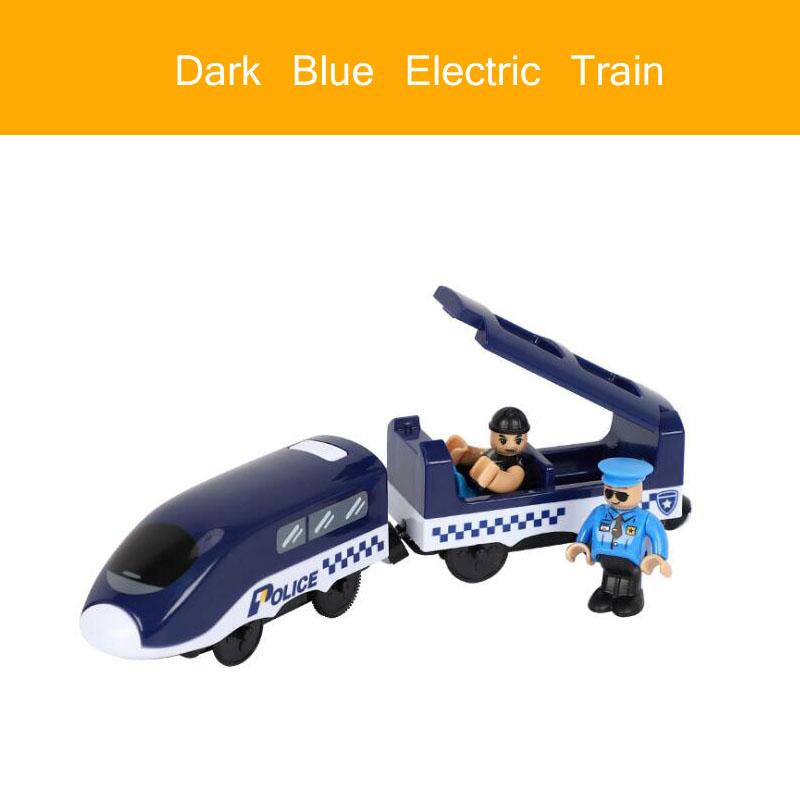 Wooden RC Train Railway Accessories Remote Control Electric Train Magnetic Rail Car Fit For All Brands Train Track Toys For Kids