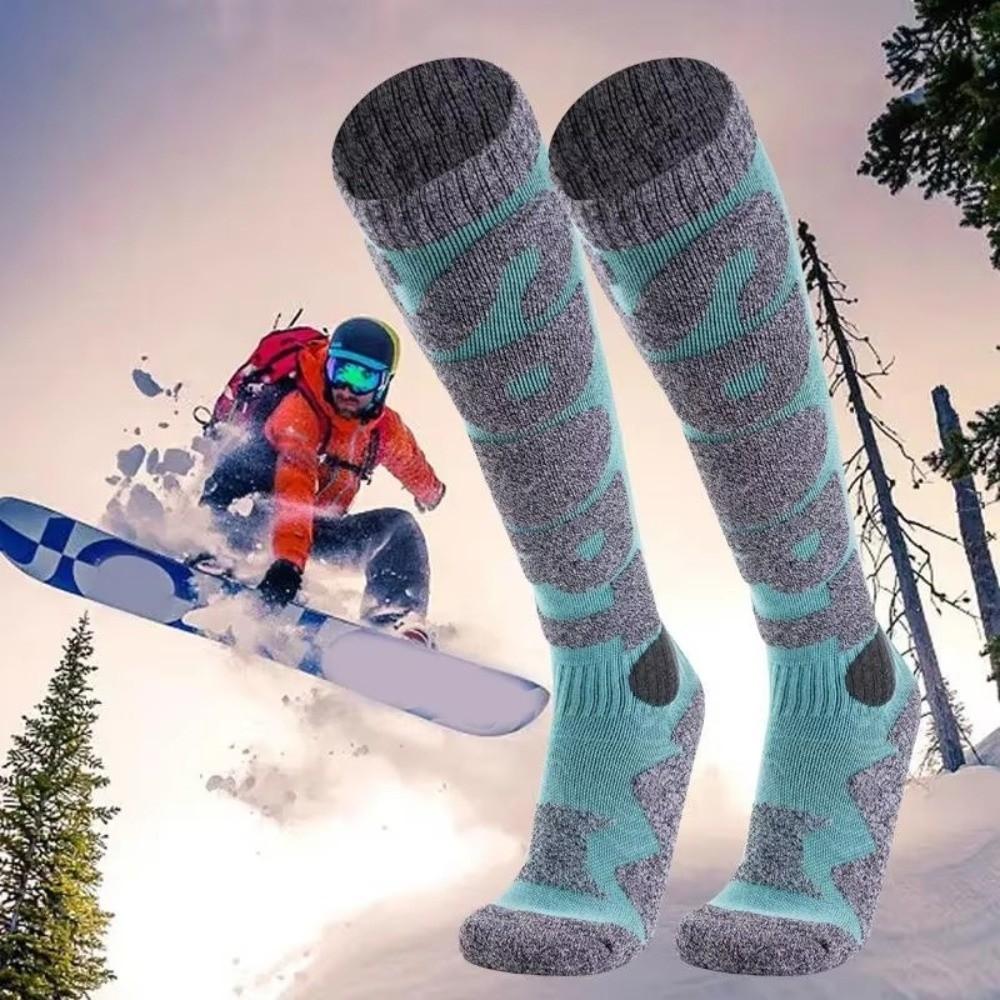 Warm Thermal Socks Breathable Knee High Socks Fashion Winter Ski Socks  for Winter Sports