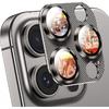 Korecase Camera Lens Protector for iPhone 16 Pro Max/iPhone 16 Pro Metal Tempered Glass Camera Cover Film, Rear Lens Case Friendly for iPhone 16Pro/