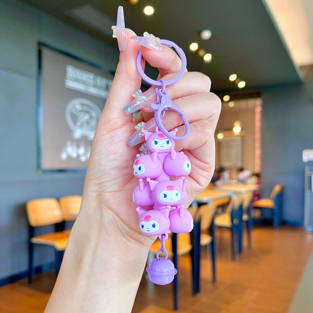 Bedårande Gris & Panda Stapelleksak Hängsmycke Nyckelring - Sött Par Bilväska Tillbehör, Perfekt Liten Gåva