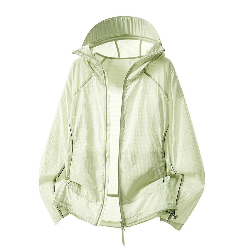 Mountain outdoor sunscreen clothing for men and women upf10 + night running cycling reflective sunscreen jacket summer light and breathable sunscreen