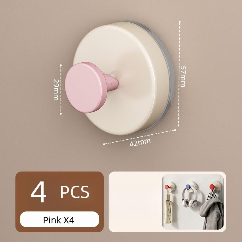 Suction Cup Hook Reusable Self-adhesive Hooks Wall Adhesive Hanger Towel Holder Travel Bathroom Kitchen ccessories Supplies