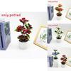 Simulated Berry Potted Plant Artificial Green Plant With Stone Decoration For Home And Event Styling