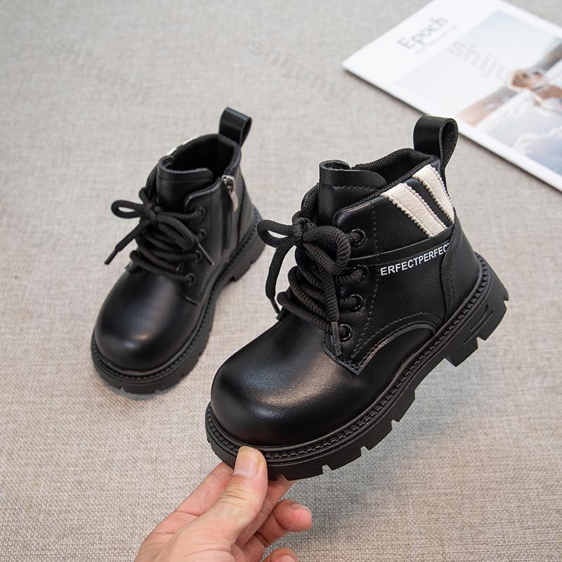 Children's Short Boots   Autumn  Girls Princess Non-slip Boots Boys Toddler Comfortable Outdoor Cotton Ankle Boots