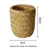 Bamboo Woven Cup Holder Rack Retro Tea Cup Storage Box Convenient Paper Cup Dispenser  Tea Ceremony