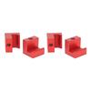 4PCS Pickup Truck Tool Box Tie Down J Hooks Mounting Kit Aluminium Stainless Steel Universal Parts
