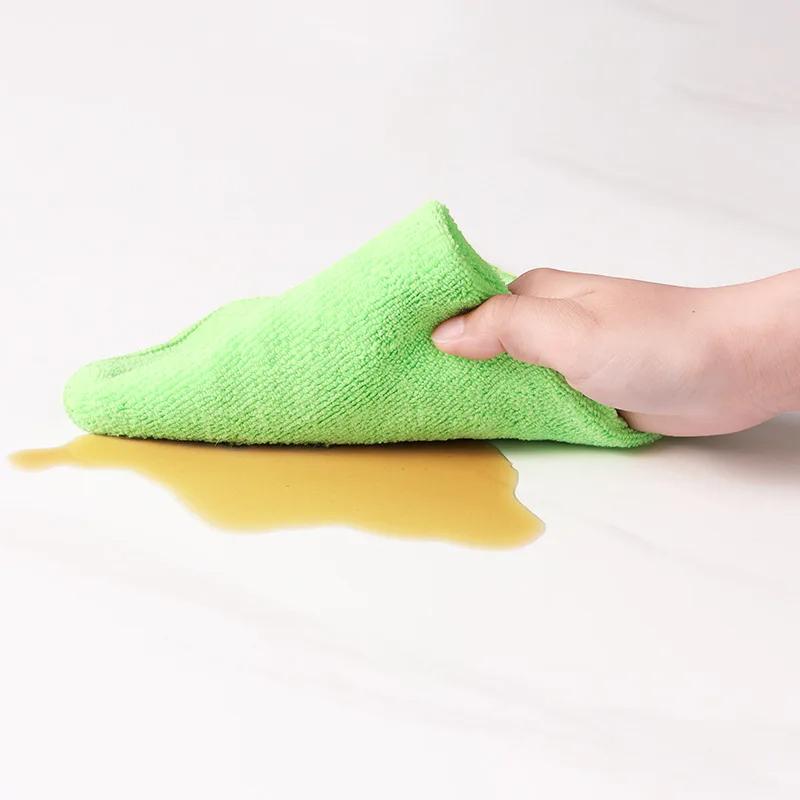 20PCS Magic Dishcloth Microfiber Towel Cleaning Cloths Kitchen Dish Pot Washing Cloth Towels Car Wash Rags for Kitchen 20x20cm