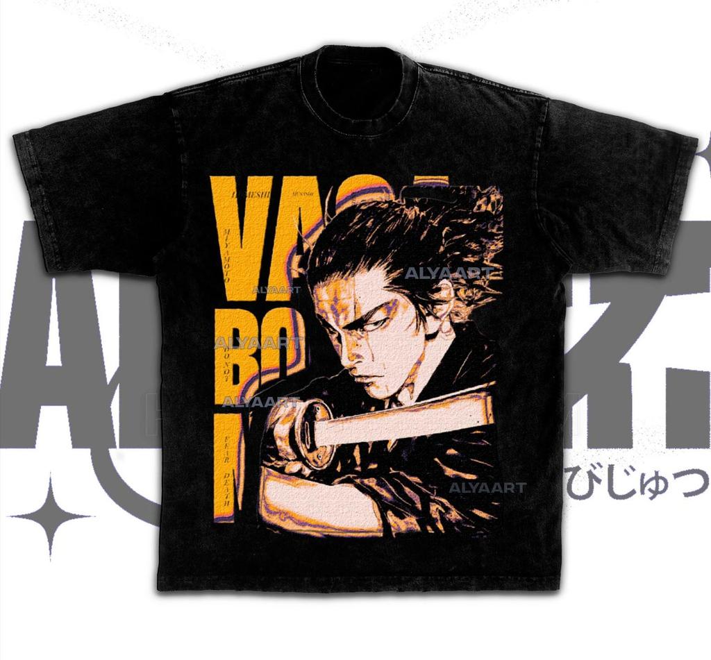 Vagabond Shirt: Musashi Miyamoto Anime Manga Tee