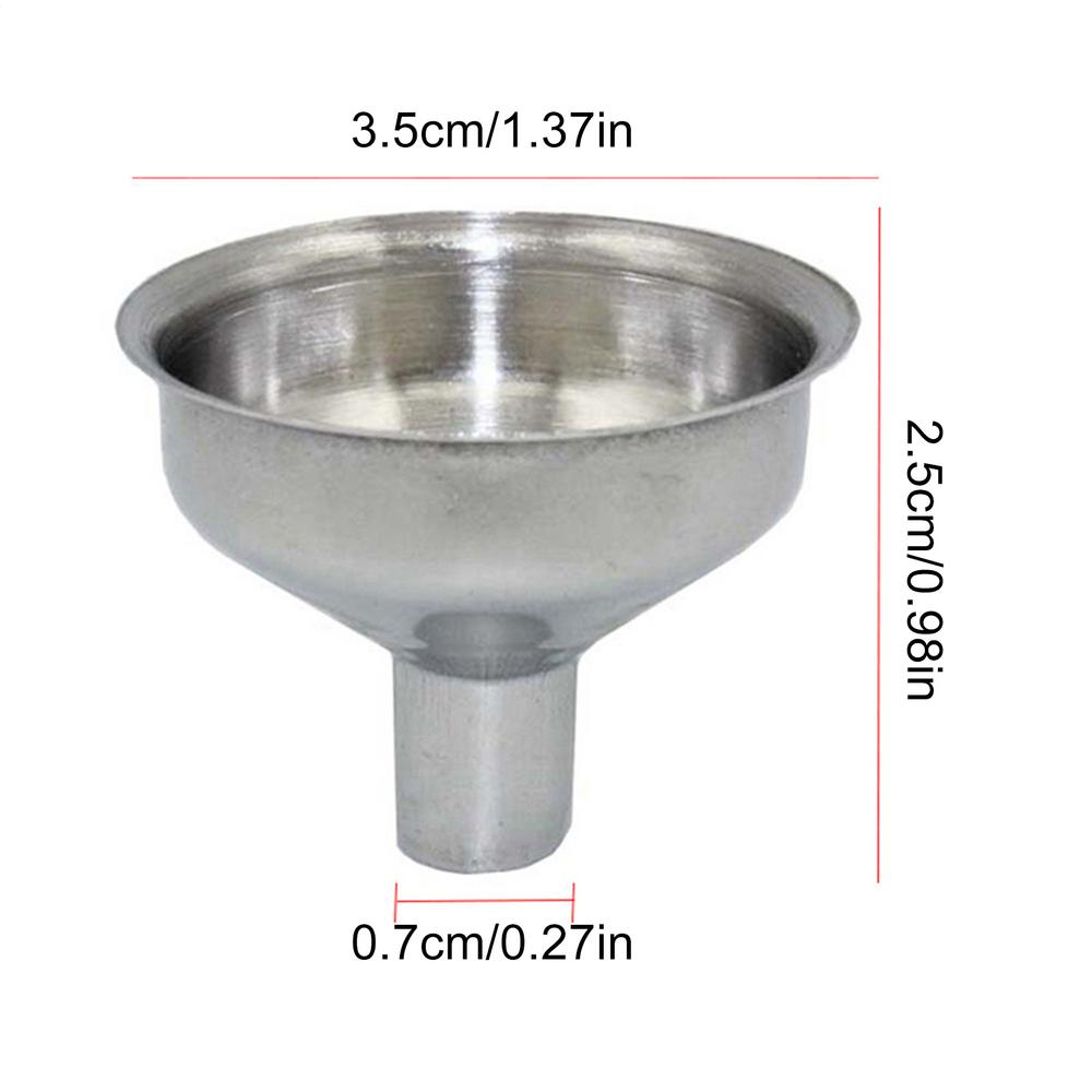 1Pcs Stainless Steel Kitchen Oil Liquid Funnels Food Grade Small Mouth Funnels for Filling Bottles Small Funnels for Oil Spices