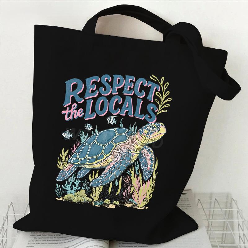 Ocean Animal Trend Shoulder Bag Daily Versatile Commuter Student Tutoring Bag