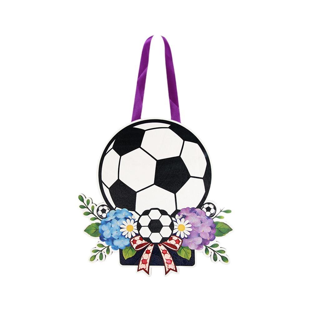 

Handmade Soccer Themed Party Props Sunflower Flowers Home Decor Ornaments Fan Party Style A