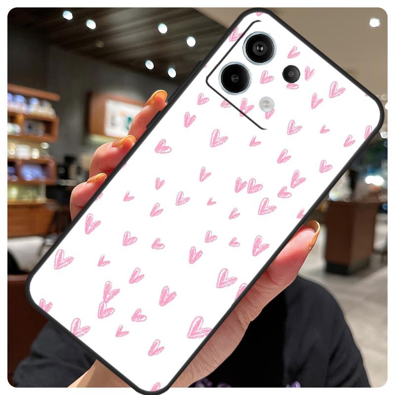 Heart Cartoon Girls Case For Xiaomi Redmi Note 14 10 11 12 13 15 Pro Plus Cover For Redmi 15 15C 14C 10C 12C 13C
