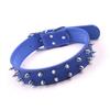 Collare Punk per Cani con Borchie in Pelle PU   Collare Borchiato e Punteggiato per Cani Rivetti Collare per Animali Domestici per Cani di Taglia Media-Grande