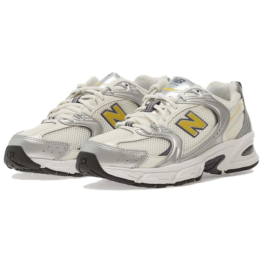 New Balance 530 Silver Metallic Sea Salt Apollo Gold Men Sneakers White U530153