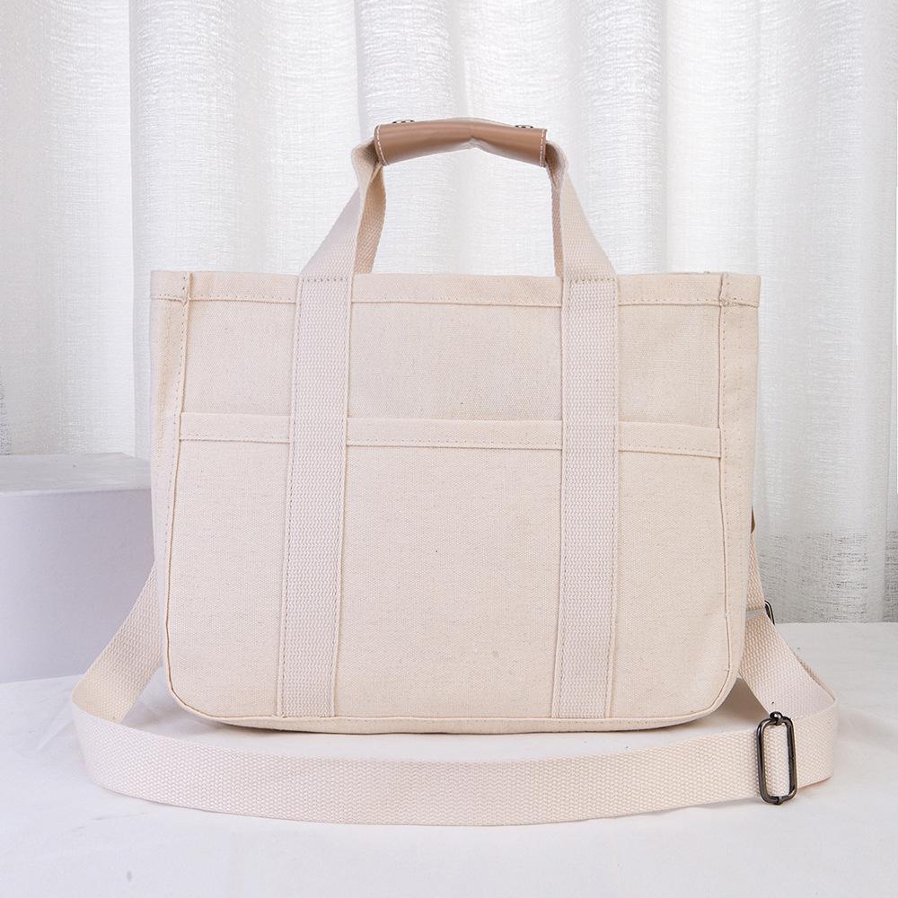 Plus Size Canvas Mummy Bag: Fashionable, Multifunctional Mother & Baby Crossbody Shoulder Handbag