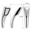 21*7cm Shower Head 300 Holes Bath Electroplating Handset