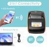 Bezprzewodowe mini drukarki termiczne przenośna drukarka pokwitowań termiczna BT 58mm telefon komórkowy Android POS PC kieszonkowe Bill Makers Impresora