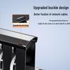 SAMZHE 19-inch 24-Port Cable Management Rack