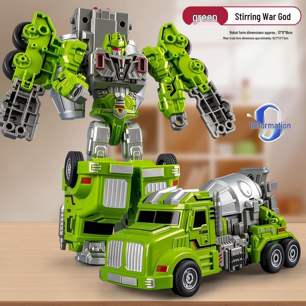 Kids' Transforming Military Tank and Airplane Robot Toy Set