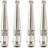 SUPERFINDINGS 4PCS Bolo Tie End Tips Replacement End Caps Bolo Tie Buckle Accessories Alloy Cord End for Bolo Tie Making DIY, 3.7cm, Inner Diameter: