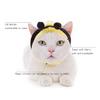 Kitten Cartoon Animal Shaped Soft Cute Cat Headgear Dog Cross Tied Wear Pet Hat