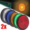 Reflector circular pentru motocicletă, vehicul electric, bicicletă, impermeabil, rezistent la praf, reflector de avertizare nocturnă, fixare cu șurub hexagonal de 6 mm