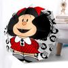 Mafalda, Cartoon Automatic Opening and Closing, 8 Rib Structure Portable Umbrella, Suitable for Men and Women In All Seasons  Perfect Gift F