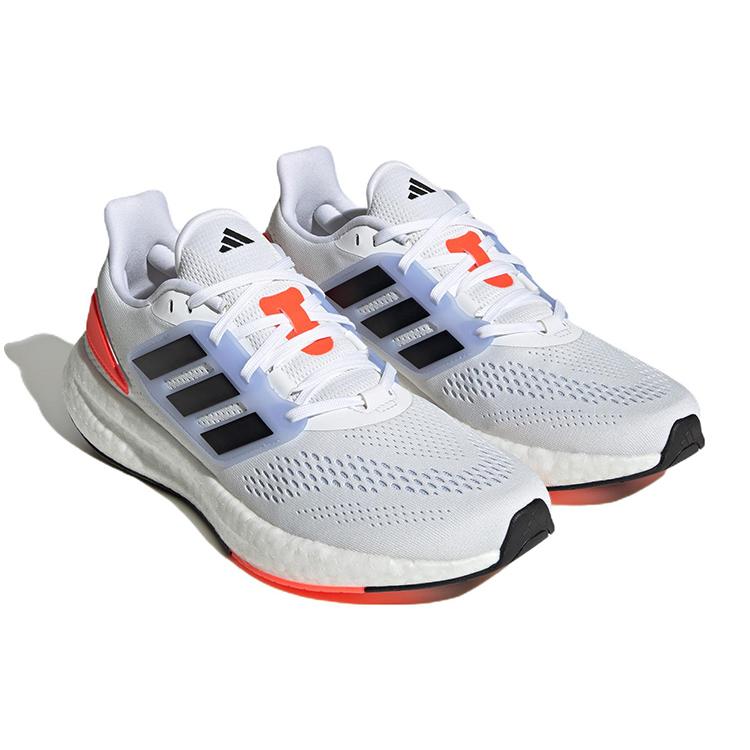 adidas PureBoost 22 'Blue Dawn Solar Red' (Unisex) Cloud White / Core Black / Blue Dawn Running Shoes HQ8589