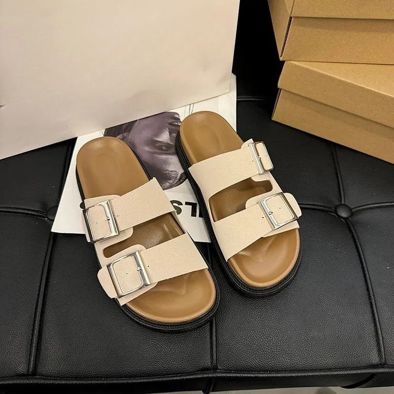 

Туфли Boken для женщин, полутапочки Boken на толстой подошве с ленивым ногой, сандалии на мягкой подошве для женщин 40-41