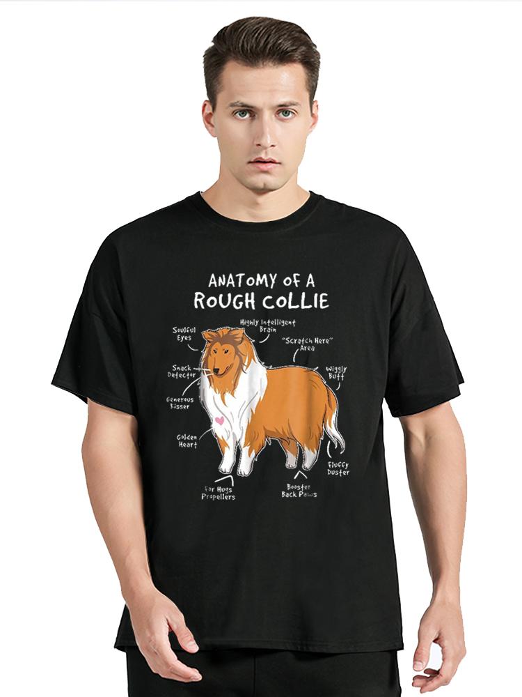 Rough Collie Anatomy T-shirt XXXXL