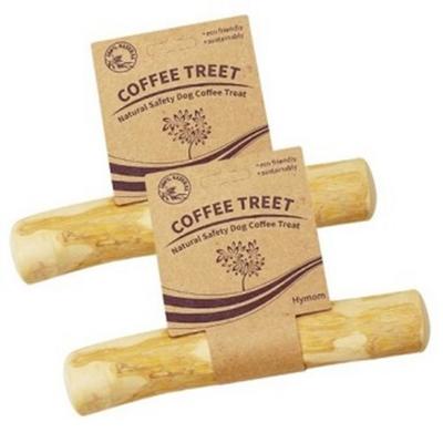 Drewniana zabawka dla psa Coffee Treat, mieszane kolory, 2 sztuki