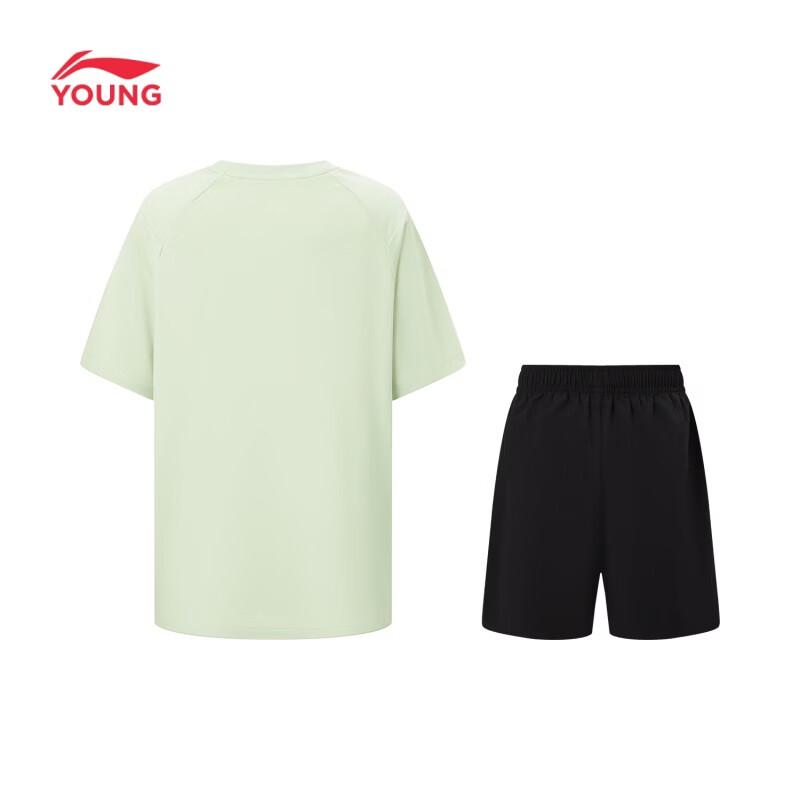 Li-Ning Kids' Quick-Dry Athletic T-Shirt & Shorts Set