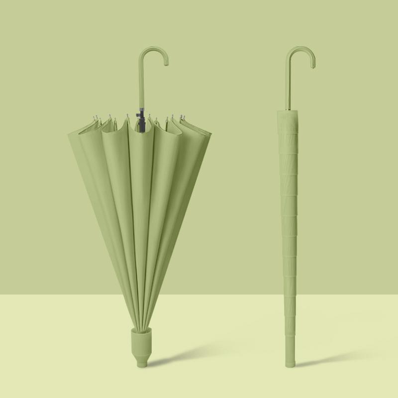 Stylish and Durable Umbrella with 16 Ribs and Carrying Sleeve Ideal for Both Men and Women