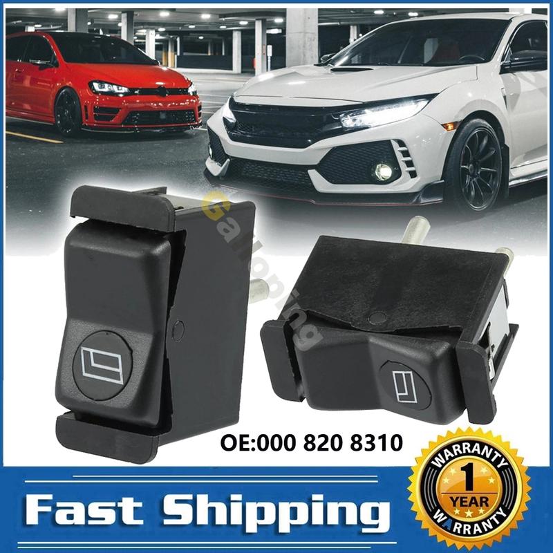 

For 1982-1989 Mercedes R107 380SL 560SL APA Front Side Electric Power Window Switch Control Button Car Accessories 0008208310