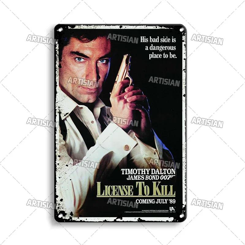 Movie Decorative Plate Rusty Metal Tin Sign Bar Home Club Industrial Decor Vintage Metal Plaque Film Poster Board Wall Signs