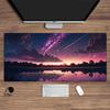 Neuheiten 900x400 Blaue Aurora bei Nacht in den westlichen Bergen Gaming-Schreibtisch-Setup Computerschreibtischmatte Schönes Gaming-Mauspad