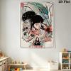 Prinzessin Mononoke Mythische Reise Wandteppich Wandmontage Mode Druck Hintergrundtuch Weihnachtsgeschenk Weich