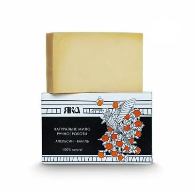 Toilet Soap Natural Handmade Orange - Vanilla Yaka 75 G