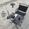 Faltbares Aluminium Campingtisch- und Stuhlset für den Außenbereich