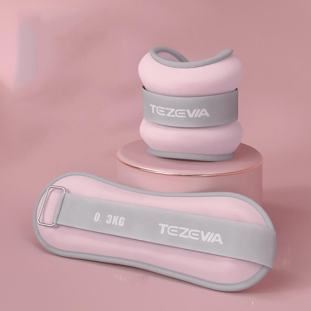 

1 Pair Sweat-proof Weighted Ankle Weights Breathable Weight-bearing Fitness Equipment Running 0.3kg sandbag розовый