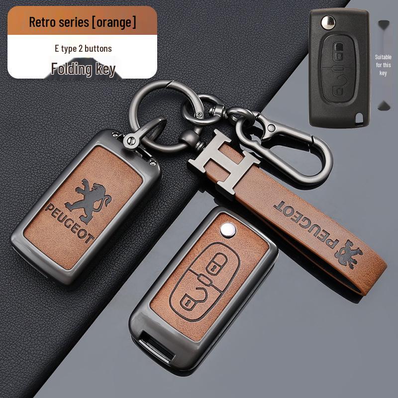 Zinc Alloy Key Cover for Dongfeng Peugeot: Fits 308, 301, 408X, 308S, 3008, 2008, 508 Models
