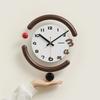 Creative Wall Clock Entrance Hall Wall Watch Living Room Round Silence Swing Clocks Modern Bedroom Decorative Accessories