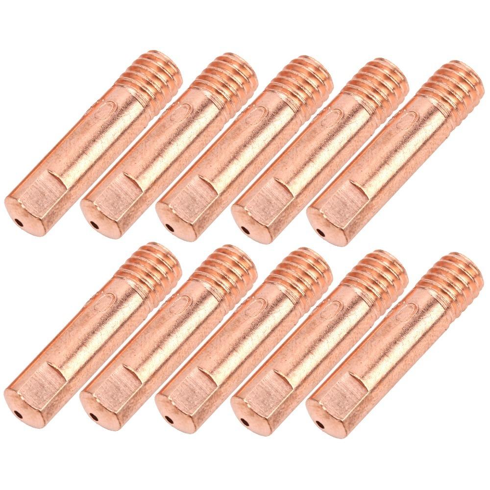60pcs 0.9mm Diameter MIG Welding Contact Tip Copper MIG Welding Torch Tip  For Welding Machine