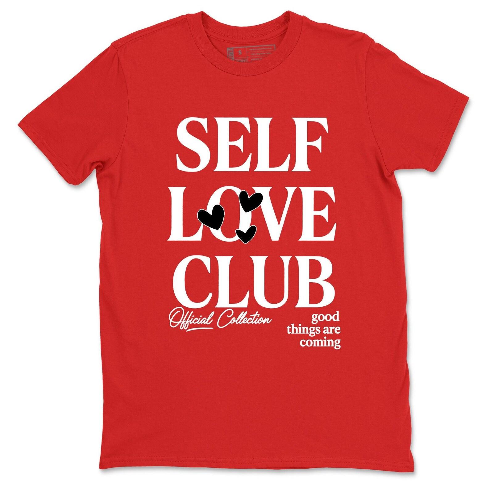 Self Love Club graphic tee. Streetwear Brand Graphic T-Shirt. 5s Fire Red 2XL