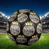Fotbalový míč Ajax Print Velikost 5, PU Odolný proti opotřebení pro zápasový trénink a každodenní praxi, Dárek k narozeninám pro fotbalové fanoušky