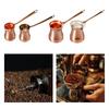 Turkish Coffee Pot with Metal Handle Portable Premium Thick Traditional Handmade Drip Teapot Melting Coffee Maker Coffee Teapot