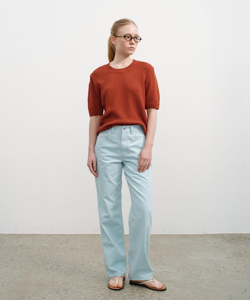 Yulago Aqua Straight Denim Pants