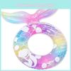 2024 New Cartoon Mermaid Swim Ring Adult Inflatable Pvc Armpit Swim Ring Wholesale